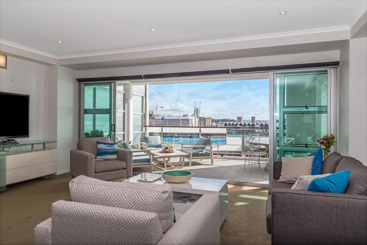 2Br Penthouse Waterfront Apt In Cbd Auckland - Free Parking! Lejlighed Eksteriør billede