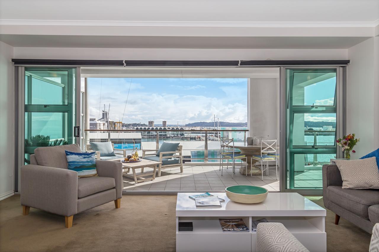 2Br Penthouse Waterfront Apt In Cbd Auckland - Free Parking! Lejlighed Eksteriør billede