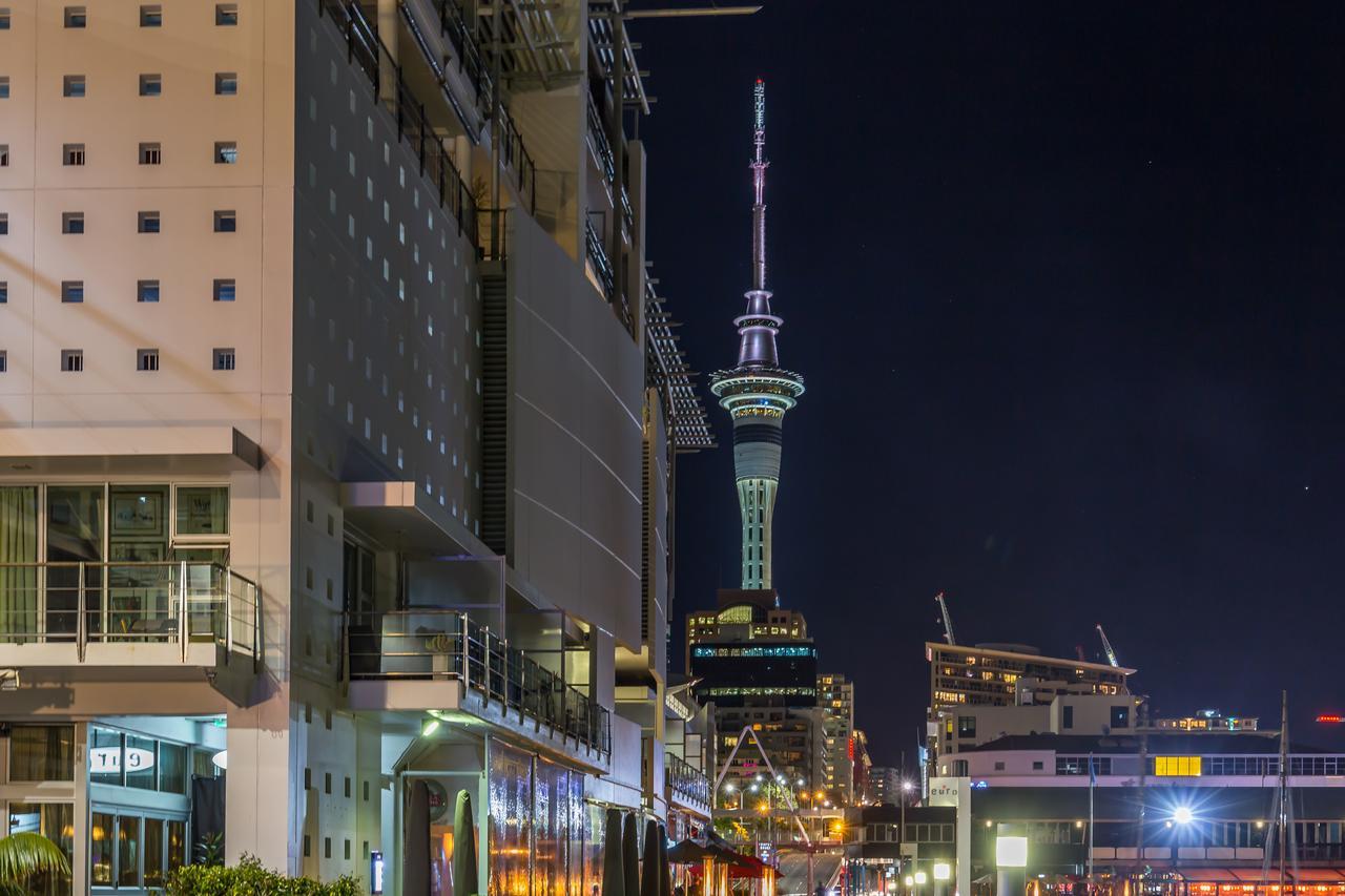 2Br Penthouse Waterfront Apt In Cbd Auckland - Free Parking! Lejlighed Eksteriør billede