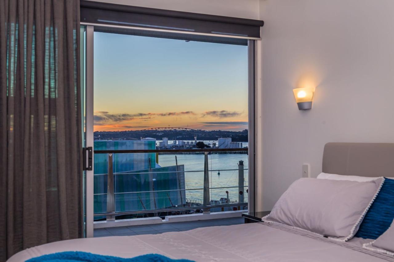 2Br Penthouse Waterfront Apt In Cbd Auckland - Free Parking! Lejlighed Eksteriør billede